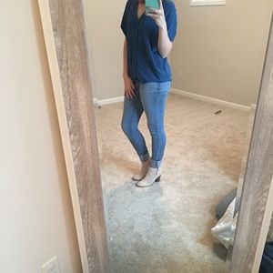 Mossimo Denim Low Rise Skinny Jean Size 6L/28